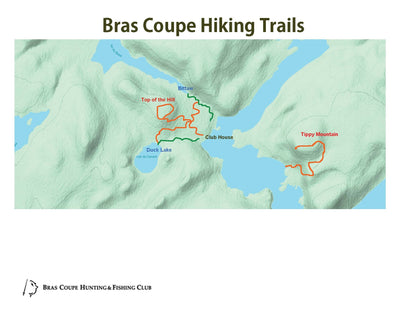 New Bras-Coupe hiking trail map! Enjoy!